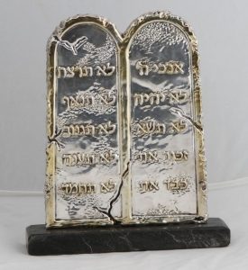 Ten commandments silver