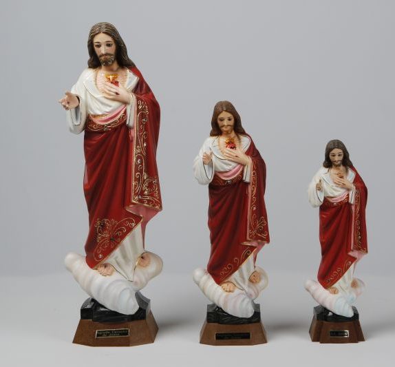 Clay statute of Jesus medium small - Size 2