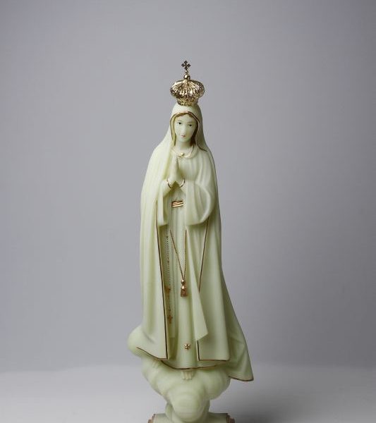 Clay statute of Virgin Mary phosphoric big – Size 1 1