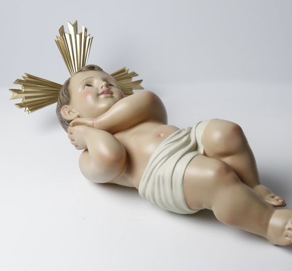 Clay statute of baby Jesus small - Size 8