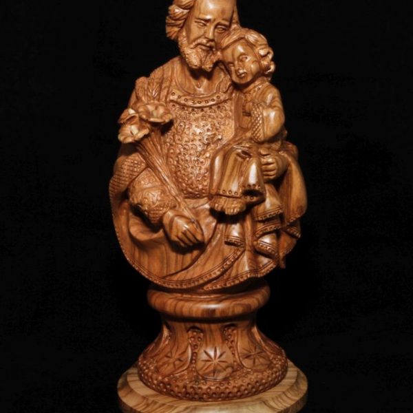 Saint Joseph with flower 1